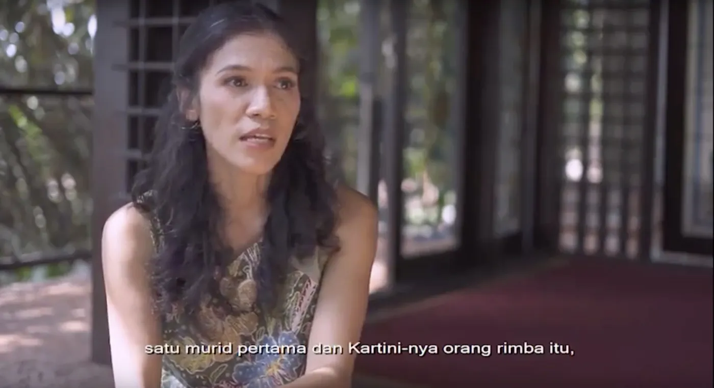 Butet Manurung in a documentary interview